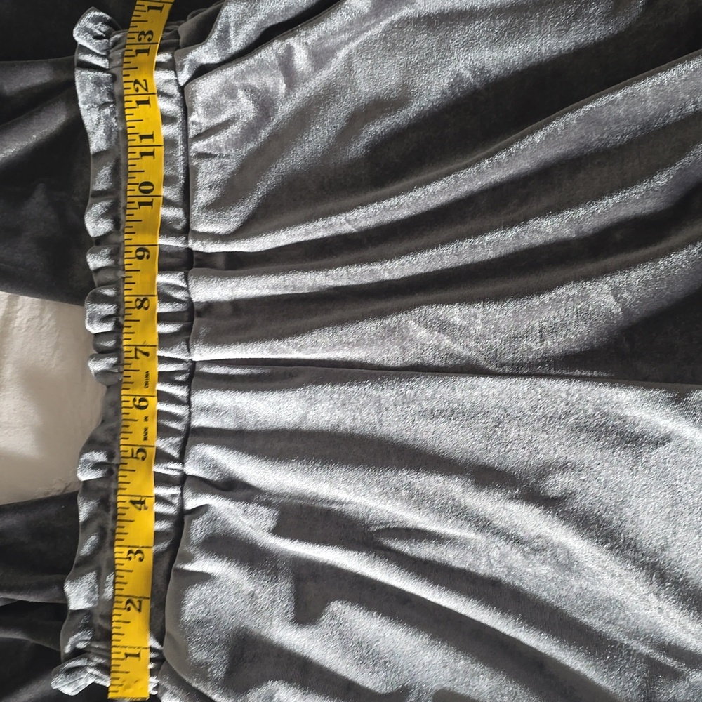 Tteasures&Bond, Charcoal Velvet Pants, Sz M NWT - Picture 5 of 8